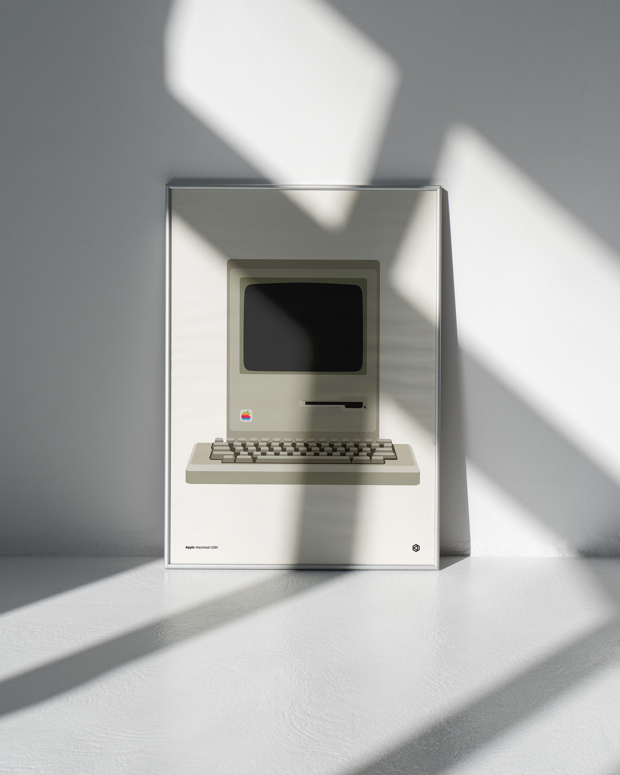 Apple Macintosh 128K computer - vintage technology art print - Gizmo series