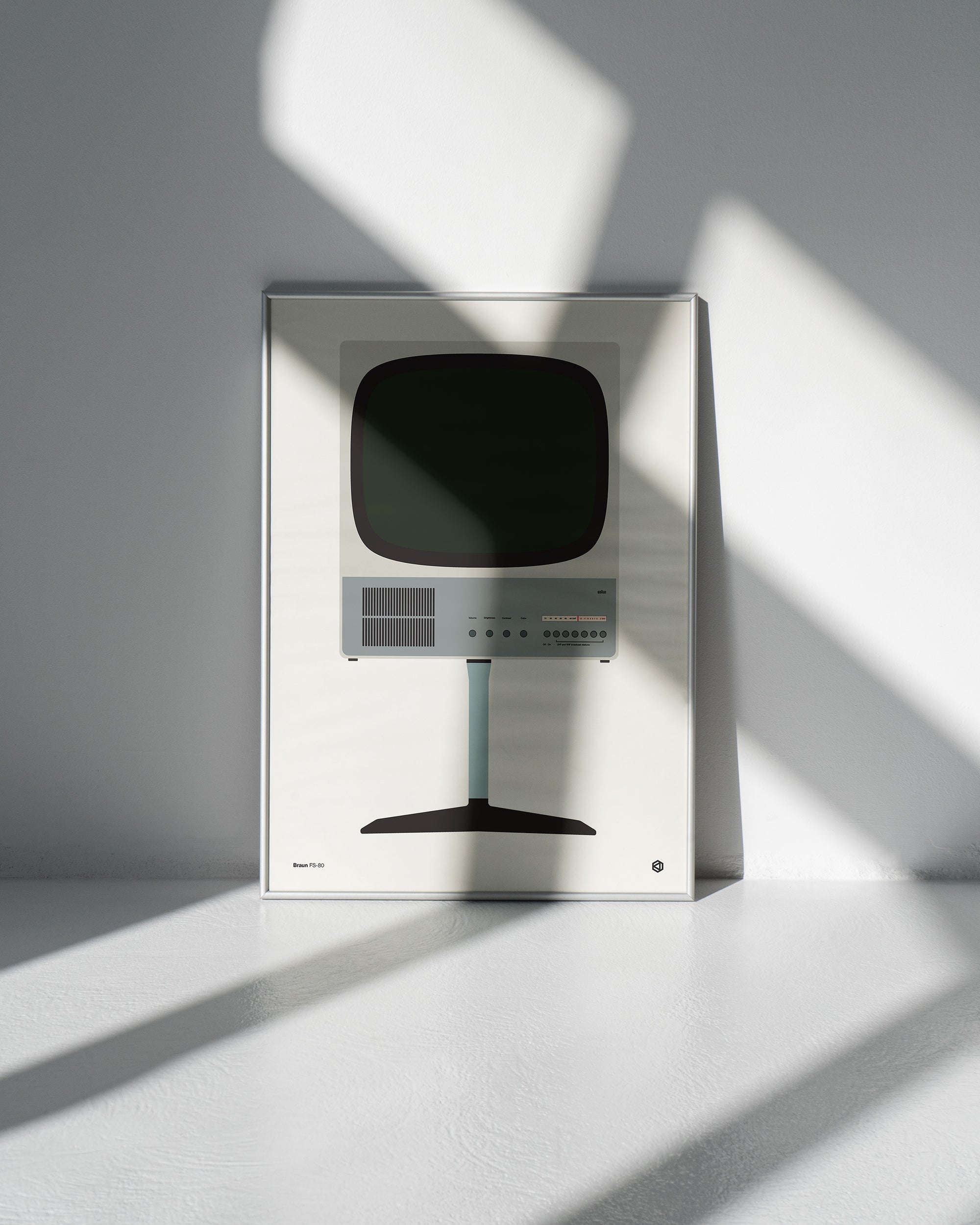 Vintage Braun FS-80 television