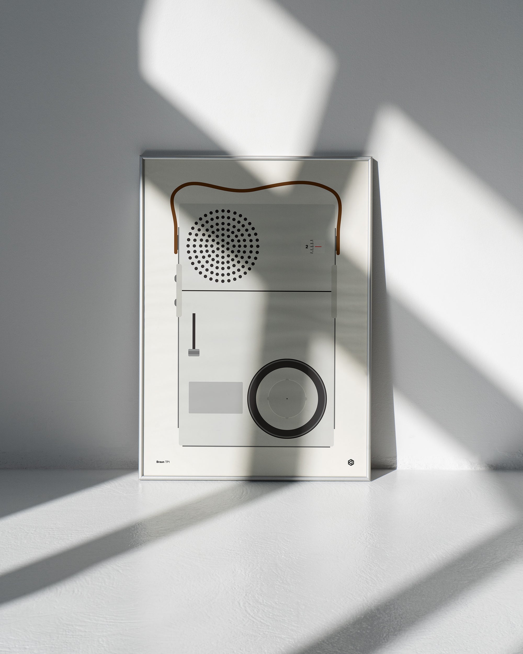 Braun TP1 - vintage technology art print - Gizmo series