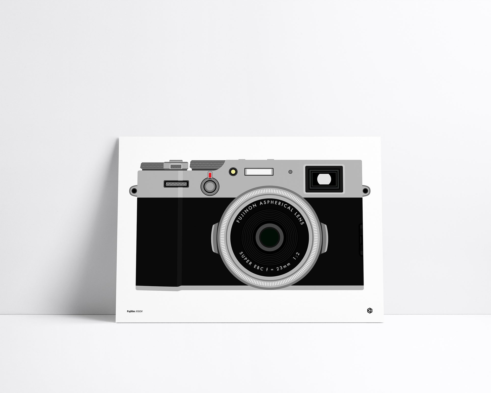Art print of the Fujifilm X100V