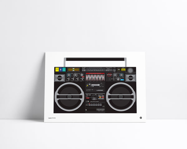 Lasonic TRC-931 - vintage technology art print - Gizmo series
