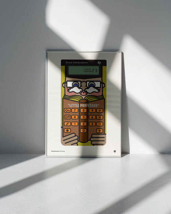 Little Professor - vintage technology art print - Gizmo series