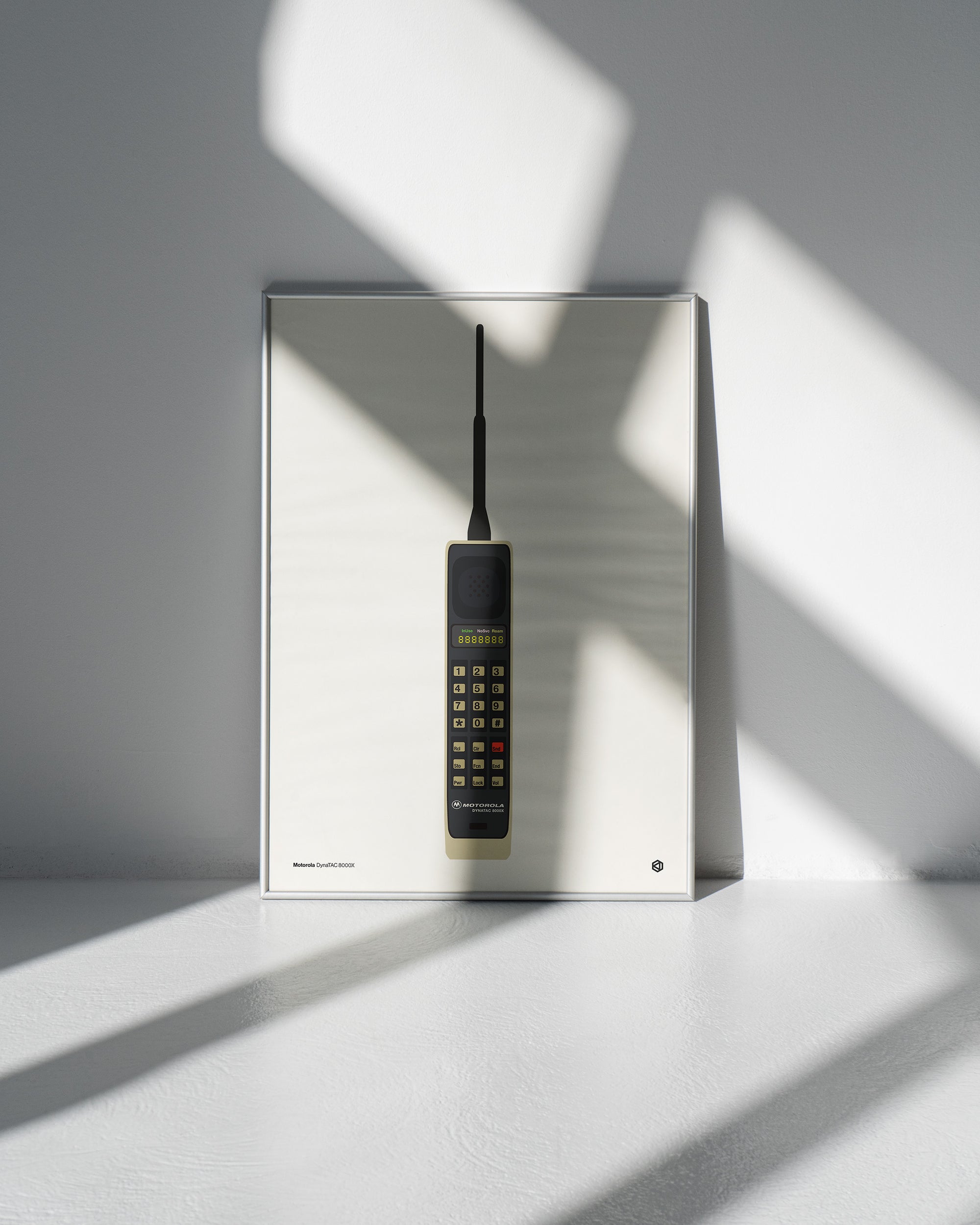 Motorola DynaTAC 8000X - vintage technology art print - Gizmo series