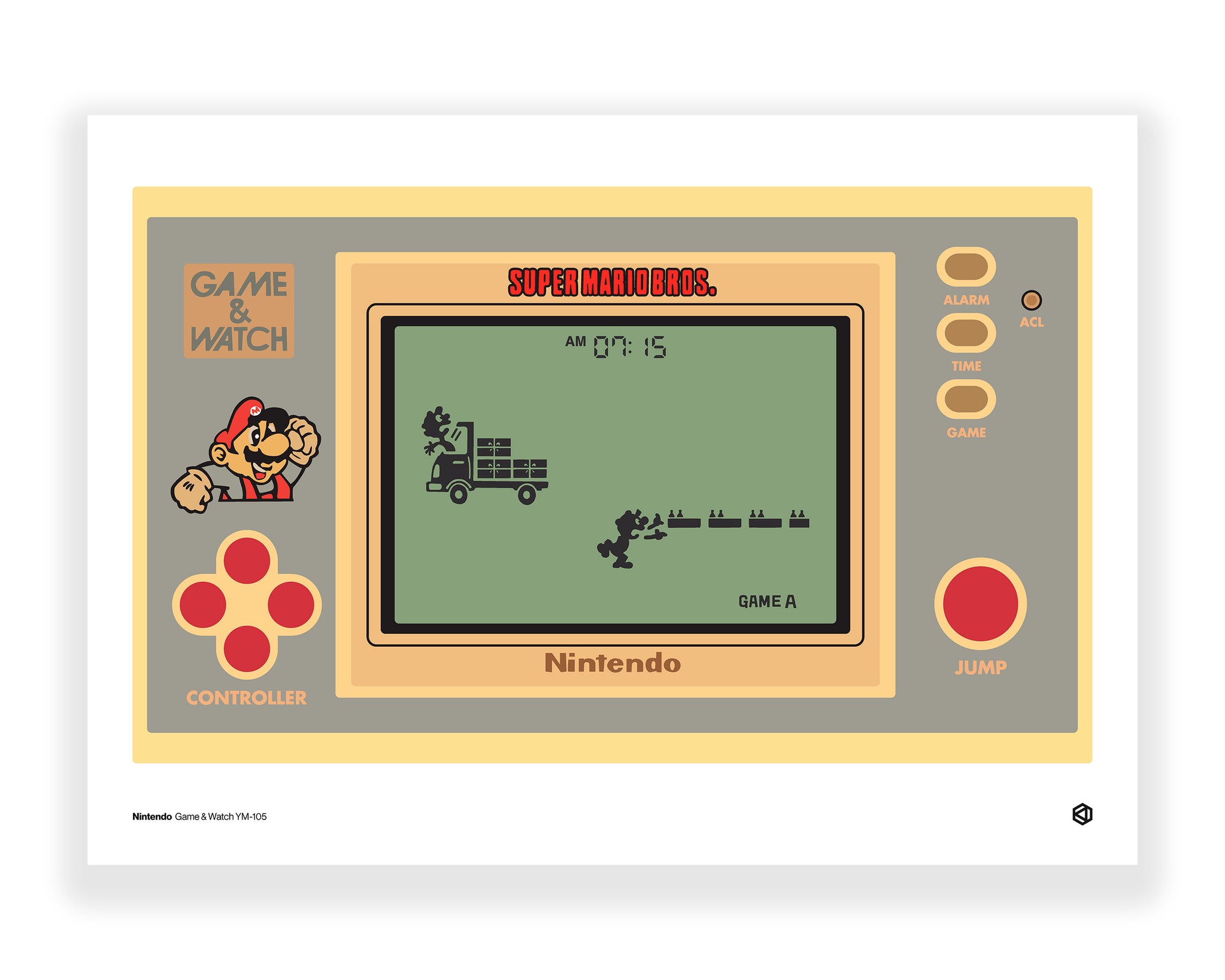 Nintendo Game & Watch Super Mario Bros YM-105