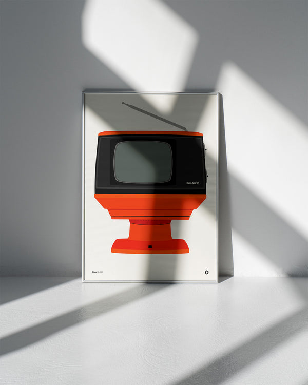 Sharp 3S - vintage technology art print - Gizmo series