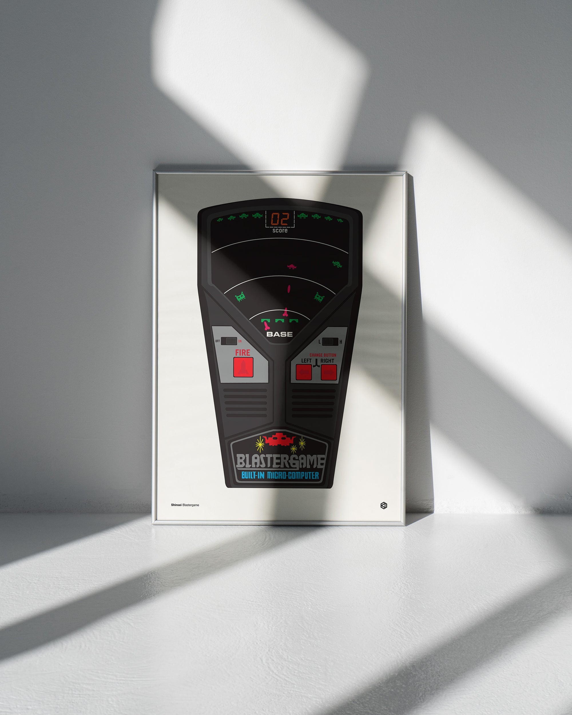 Shinsei Blastergame - vintage technology art print - Gizmo series