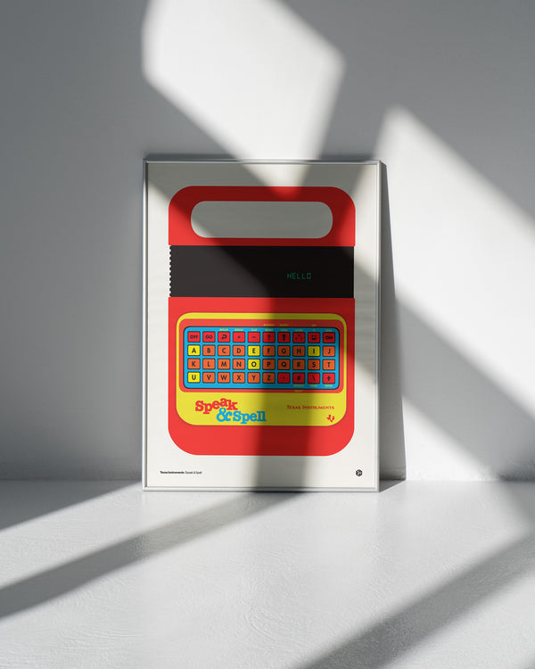 Speak & Spell - vintage technology art print - Gizmo series