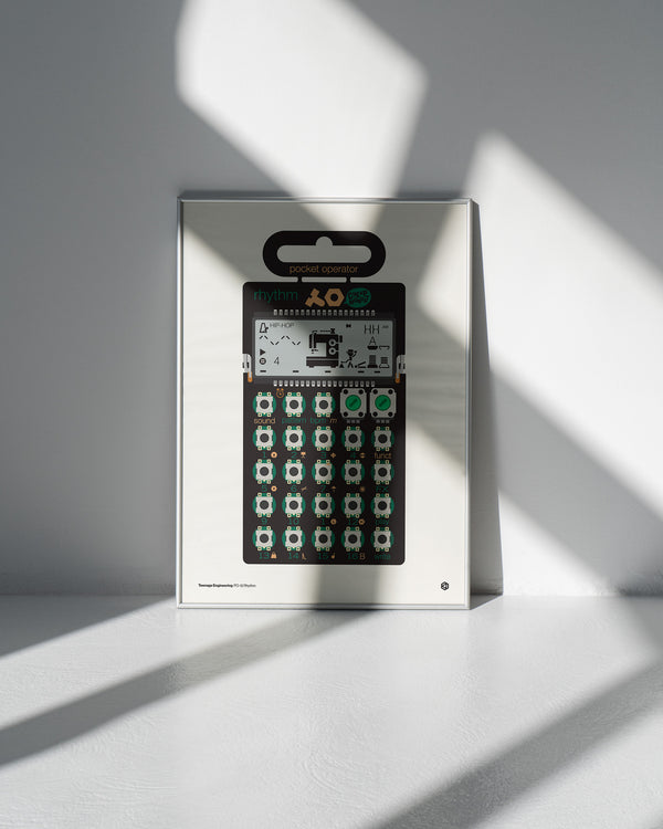 Teenage Engineering PO-12 Rhythm - vintage technology art print - Gizmo series
