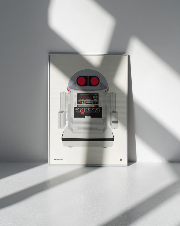 Tomy Omnibot - vintage technology art print - Gizmo series