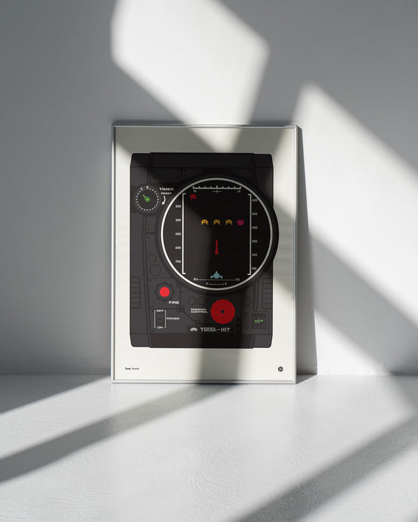 Tomy TerraHit - vintage technology art print - Gizmo series