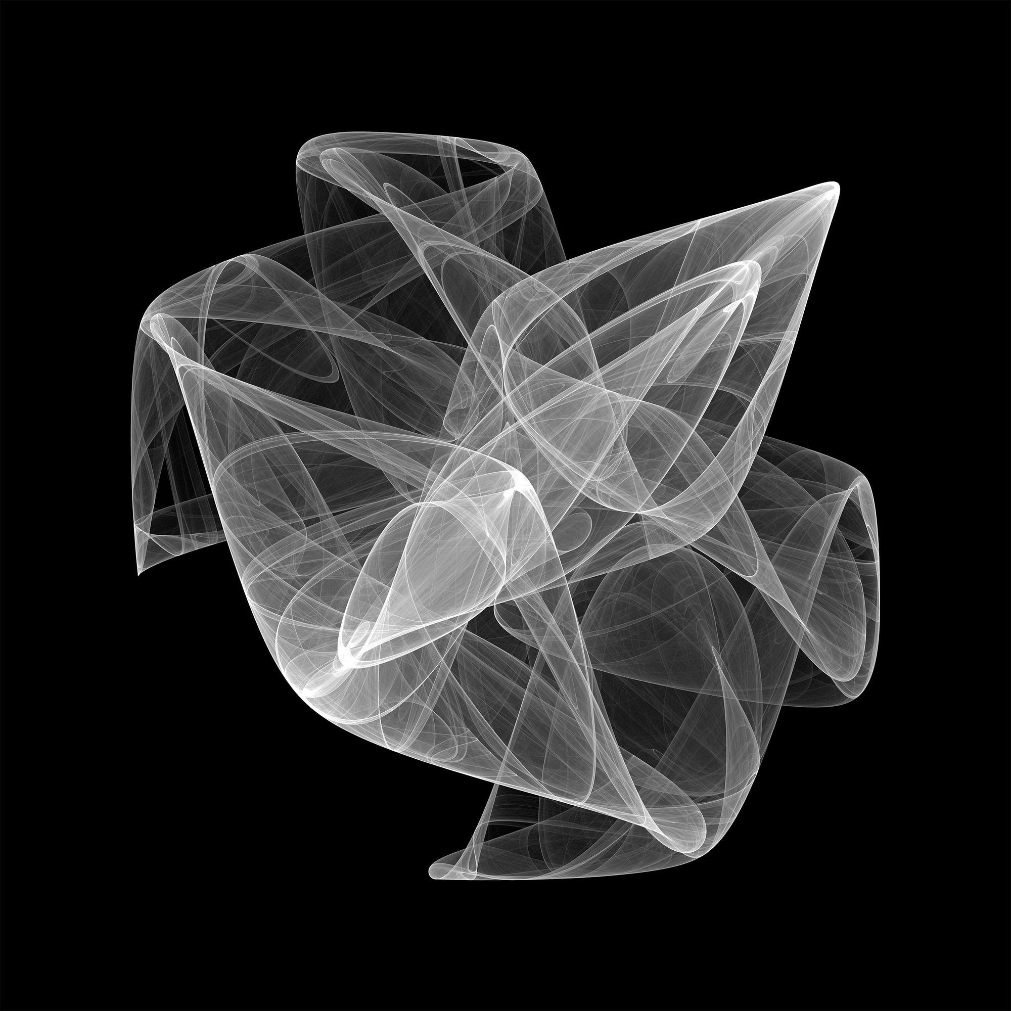 Phase Portrait 002.1 - strange attractor mathematical visualization