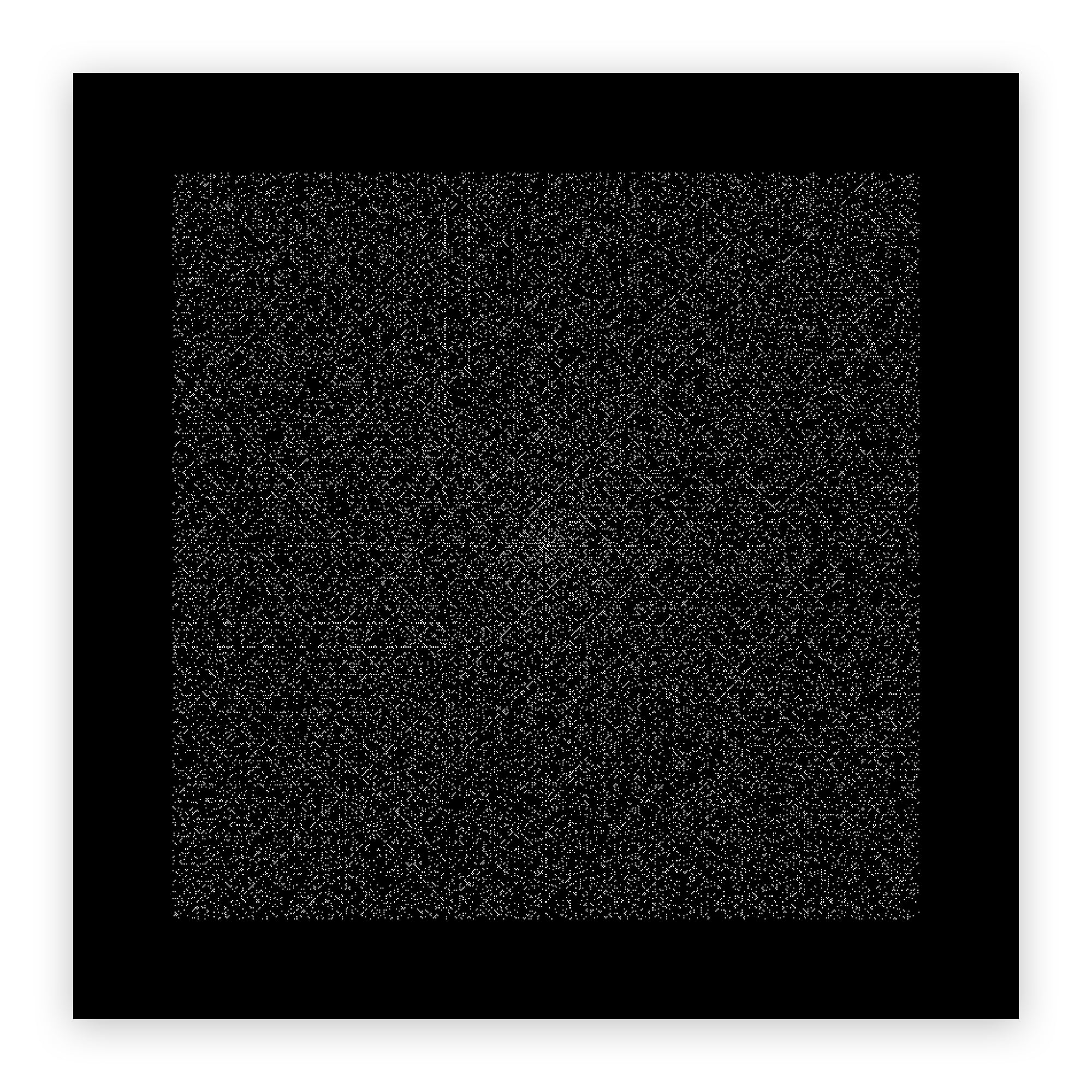 Ulam Spiral - 651 mathematical visualization poster