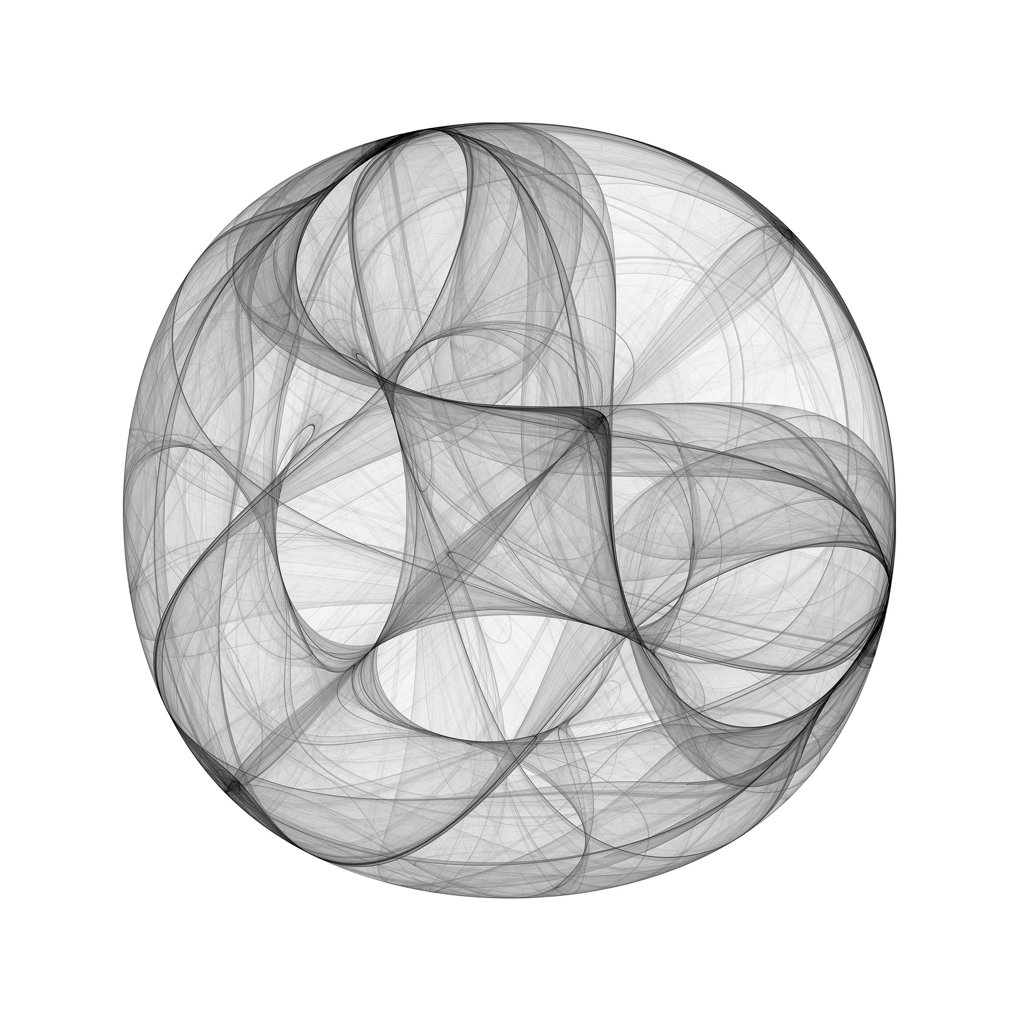 Phase Portrait 001.2 - strange attractor mathematical visualization