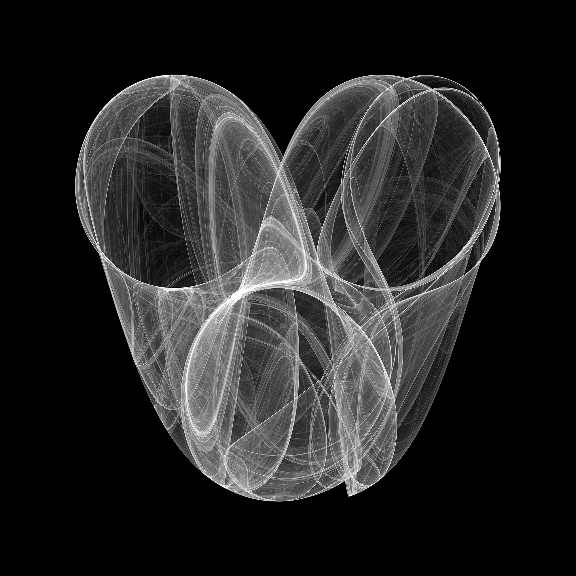 Phase Portrait 003.1 - strange attractor mathematical visualization