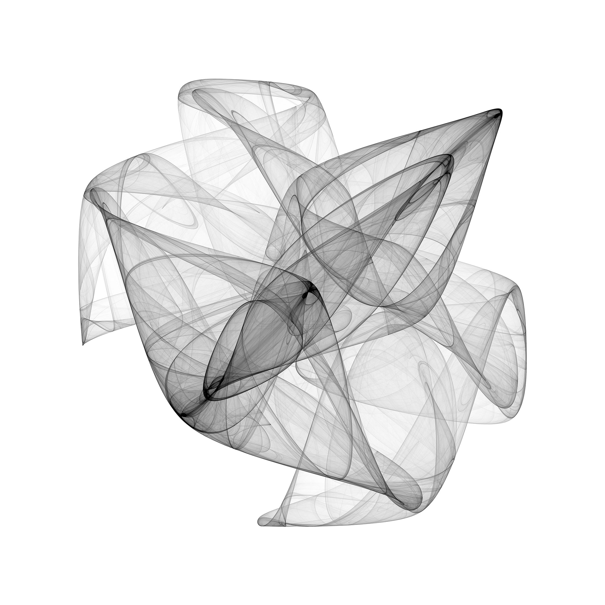 Phase Portrait 002.2 - strange attractor mathematical visualization